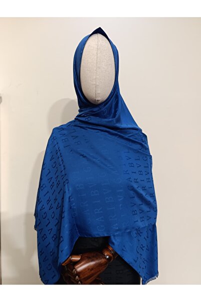Esima Butik Harf Desen Özel Seri İpeksi Dokulu Jakar Şal
