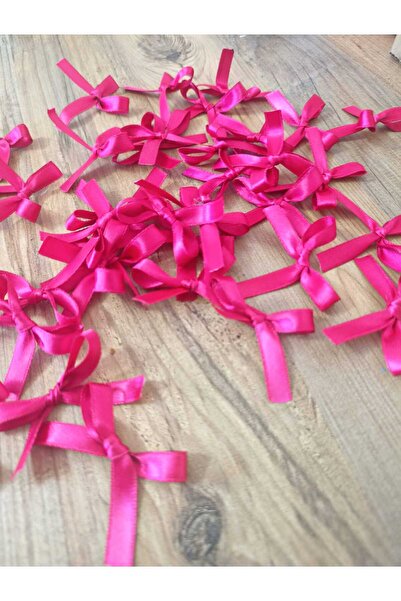 Esram Butik 50 قطعة من شريط الساتان الفوشيا الجاهز مقاس 10 مم - هدايا الزفاف ...