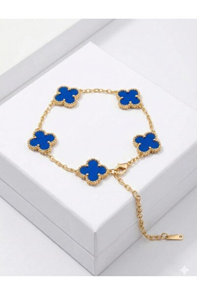 Handmade Bratara lux blue trif