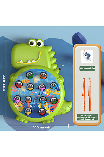 Choice ألعاب صيد مغناطيسية للأطفال باللون الأخضر، ألعاب تعليمية، هدايا عيد ال...