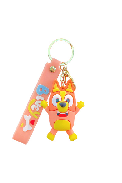 Choice 2 New Bluey Bingo Keychain Pendant Decoration Anime Characters Model D...