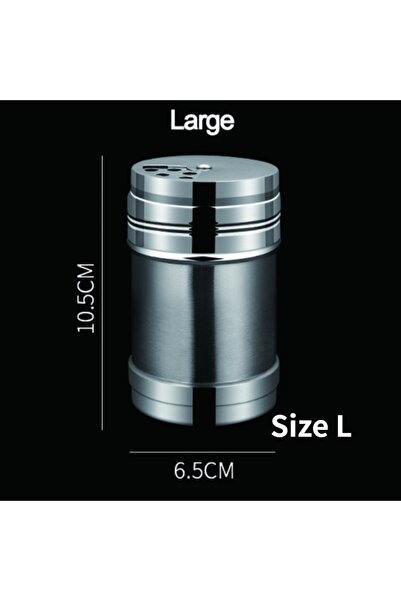 Choice Size XL JJYY Salt Sugar Bottle Rotating Cover Multi-purpose Stainless ...