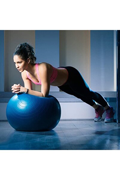 Generic كرة اللياقة السويسرية 65 سم - تمارين القوة الأساسية والتوازن والبيلاتس