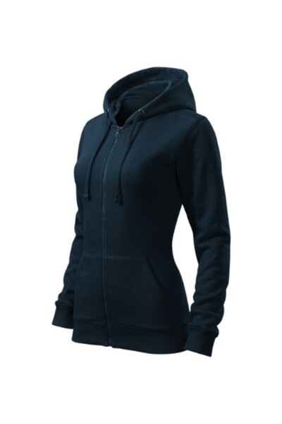 Malfini Hanorac de damă, Trendy Zipper 411, M Albastru