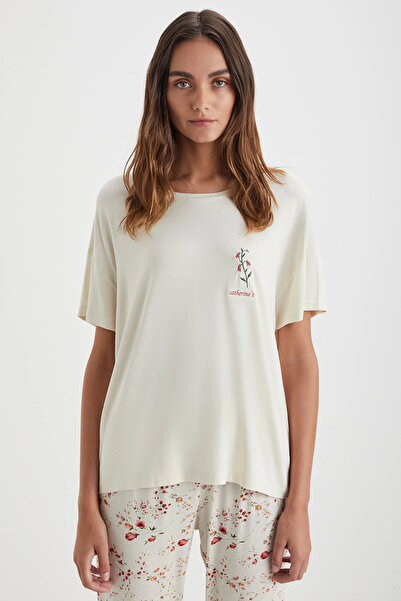 Catherine's Floral Patterned Pajama Set