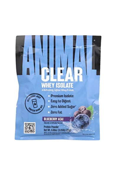 Animal بروتين مصل اللبن الصافي بنكهة التوت الأزرق والآساي 25 غرام