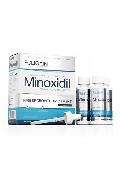 FOLIGAIN Soluție pentru creșterea părului pentru bărbați cu Minoxidil 5% (con...