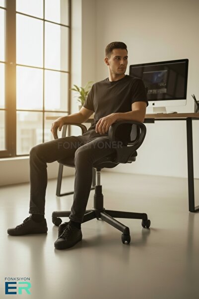 FONKSİYONER STRİVON Ultra Konforlu,metal Ayaklı Çalışma Koltuğu
