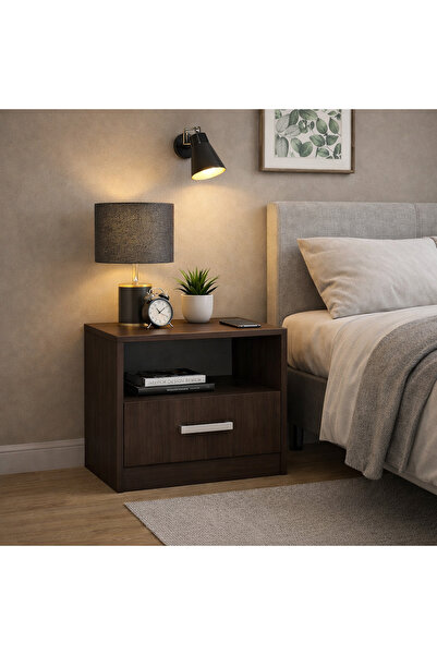 Sani Bedside table, Como 2, 45x35x38 cm, Wenge