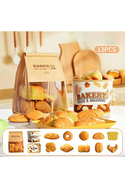 Choice مجموعة ألعاب مطبخ للأطفال من FC، تتضمن ألعاب طبخ وحلويات وخبز وأطعمة أ...