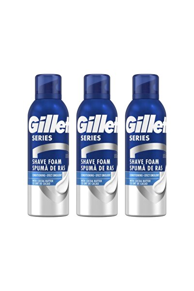 Gillette Set 3 BUCATI SPUMA DE BARBIERIT 200ML SERIA UT DE CACAO