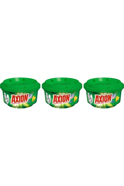 AXION SET 3 BUCATI - DETERGENT PASTA DE SPALAT VASE 225G LAMAIE