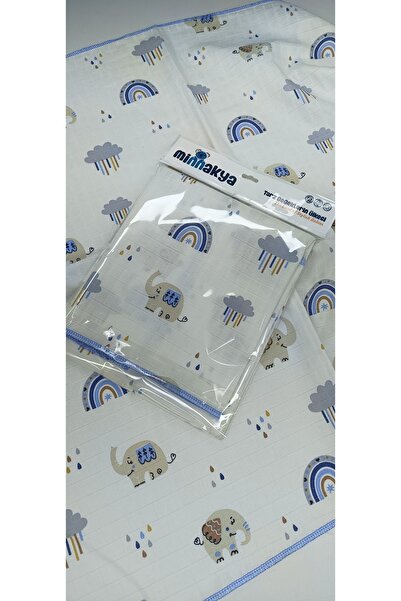 minnakya çok amaçlı 80*90 müslin yenidoğan bebek battaniyesi müslin bez %100 ...