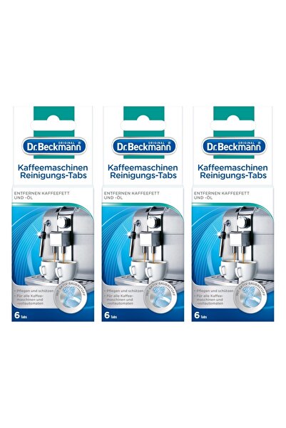 Dr.Beckmann Set of 3 - BECKMANN COFFEE MACHINE CLEANING TABLETS 6PCS