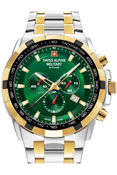 Swiss Alpine Military Ceas de bărbați Swiss Military 7043.9144, cuarț, 47 mm,...