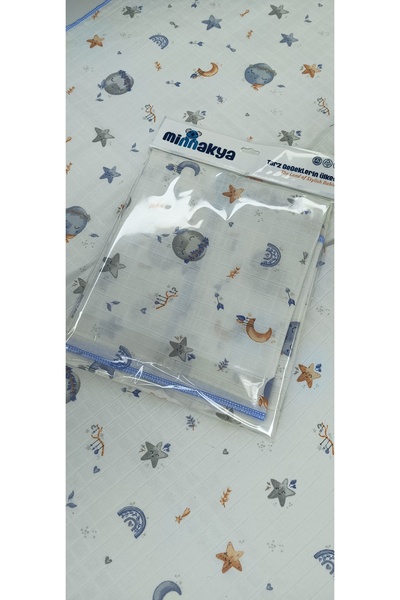 minnakya بطانية أطفال حديثي الولادة من الموسلين متعددة الأغراض مقاس 80*90، قم...