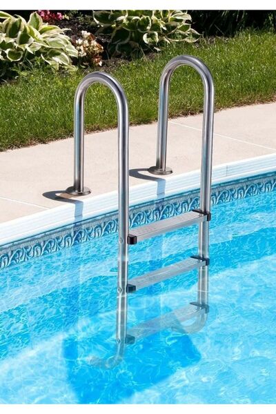 Genel Markalar Muro Model 4 Basamaklı Havuz Merdiveni Muro (FULL SET) Paslanm...