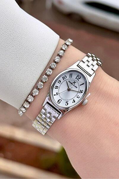 Daniel Klein Metalik Renk 2 Yıl Garantili Rakamlı Kadın Kol Saati Ve Bileklik