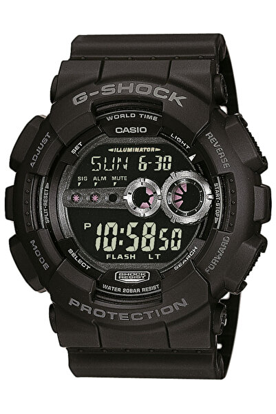 Casio Ανδρικό ρολόι GD-100-1BER, χαλαζία, 51 mm, 20 ATM