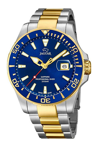 Jaguar Mens Watch J863/C, Quartz, 44mm, 20ATM