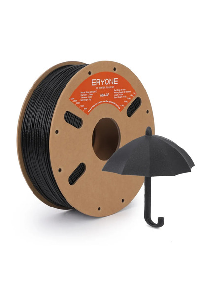 Choice خيوط ألياف زجاجية ASA سوداء 1 كجم من ERYONE، عرض خاص للطباعة ثلاثية ال...