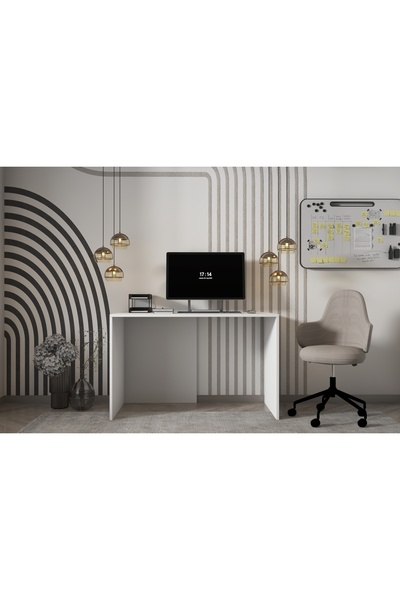 Nettrends Work Çalışma Masası Beyaz CMS-1003