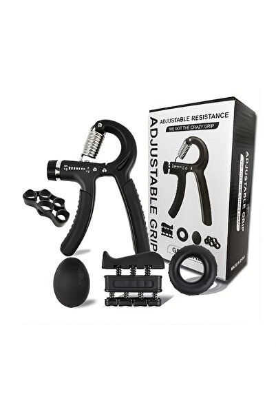 EGG مجموعة تقوية قبضة اليد 6 في 1 - جهاز تدريب قبضة قابل للتعديل مع جهاز تمري...