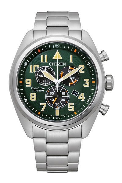 Citizen Ceas bărbătesc AT2480-81X, cuarț, 43mm, 10ATM