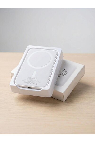 Generic MagSafe Uyumlu Manyetik Powerbank Kablosuz Şarj Aleti