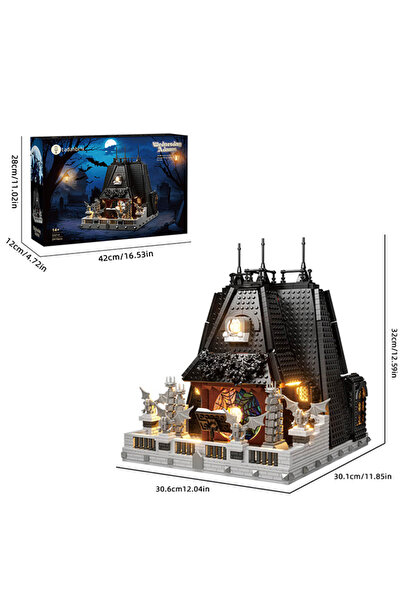 Choice مجموعة بناء منزل وينزداي آدامز، ٢٤١٩ قطعة، مكعبات بناء منزل وينزداي آد...