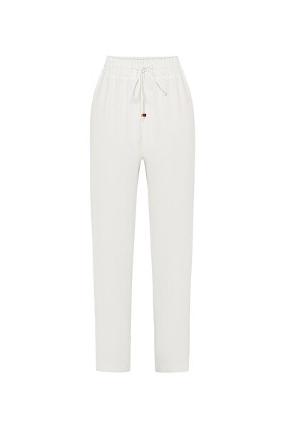 Exquise Pantaloni cu dantelă cu ajustare normală