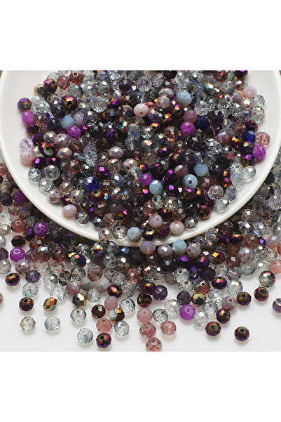choice2 10mm 30pcs PURPLE Mix Color 2/3/4/6/8/10/12MM Rondelle Austria Facete...