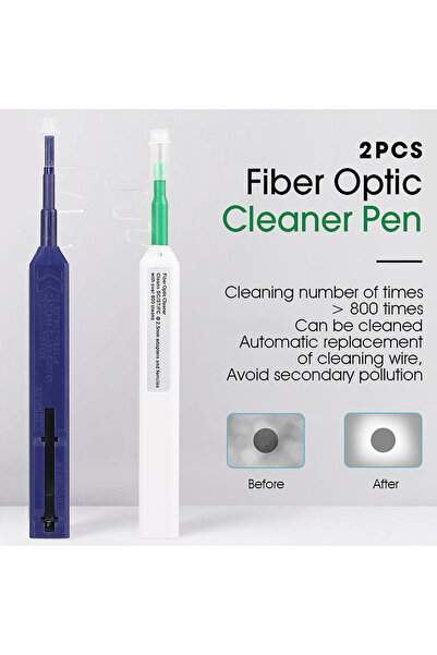 Choice قلم تنظيف الألياف الضوئية SC/FC/ST مقاس 2.5 مم، قطعة واحدة، وقلم تنظيف...
