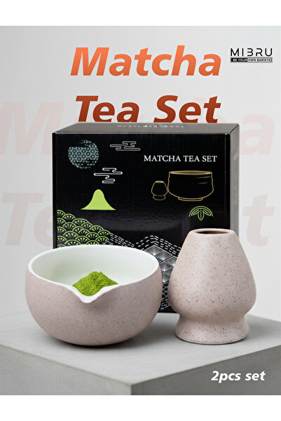Generic Pink 2pcs Japanese Matcha Tea Set Indoor Beverage Shop Tea-making Too...