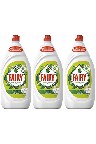 Fairy Set 3 BUCATI Detergent De Spalat Vase 1,35l Mar