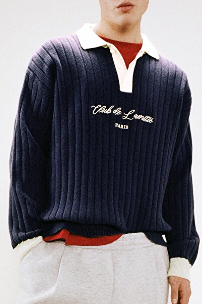 Pull & Bear Polo collar jumper