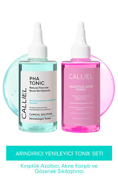 CALLİEL Akne Gözenek ve Yaşlanma Karşıtı Yenileyici Bakım Seti