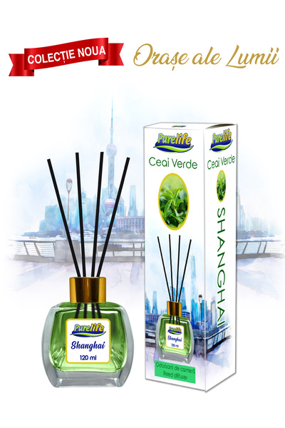 PureLife Parfum de cameră Pure Life Shanghai Green Tea 120 ml