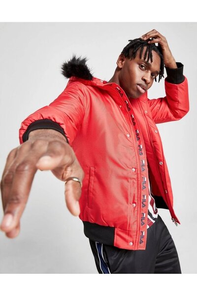 FILA Yada winter jacket, hood with down, size XS, for men