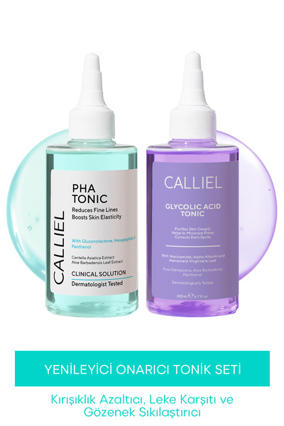CALLİEL Sıkılaştırıcı Yenileyici ve Onarıcı Leke Karşıtı Bakım Seti