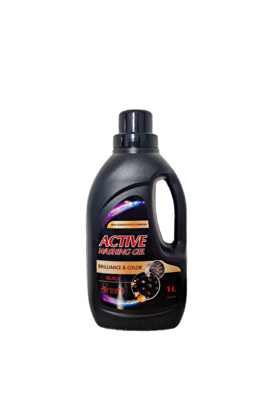 Active detergent lichid 1L - 20 spălări Negru pentru haine negre și colorate