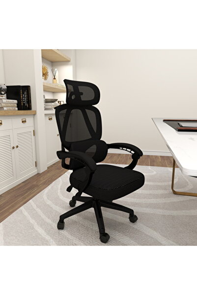 Sheinhome كرسي مكتب يعمل بالهواء مع ثلاث زوايا إمالة قابلة للتعديل (90-135 در...