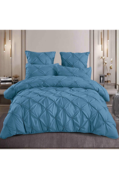 OEM Bed linen with pleats 180x200 for double bed 2 people, 6 pieces, Finet, D...