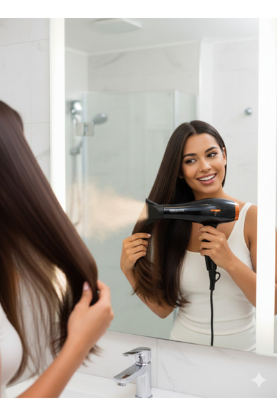 MACON مجفف شعر عالي الطاقة 5000 واط مع مجموعة تصفيف 5 في 1، تقنية أيونية، هوا...