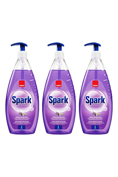 Sano Set 3 BUCATI Detergent Sano, 1L Spark Lavandă