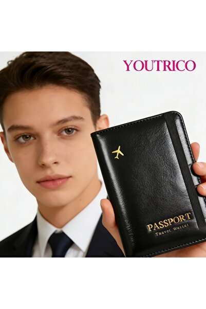 Youtrico حامل جواز سفر Air Tag، غطاء محفظة جواز سفر RFID للنساء، حافظة حماية ...