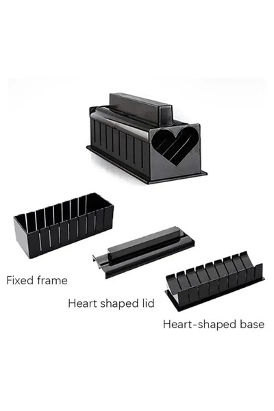 Choice 02 3pcs 3Pcs/Set Japanese Sushi Maker 2 Shapes Sushi Making Kit Roll R...