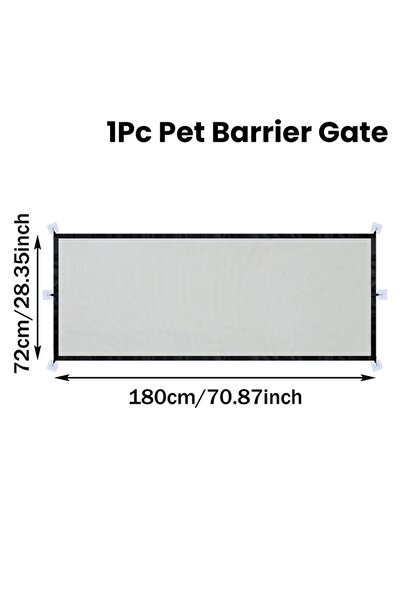 Choice سياج حاجز للحيوانات الأليفة من النوع الثاني مع 6 خطافات، بوابة درج شبك...