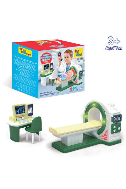 Ogi Mogi مجموعة ألعاب طبية على شكل جهاز تصوير مقطعي محوسب مع أضواء وأصوات