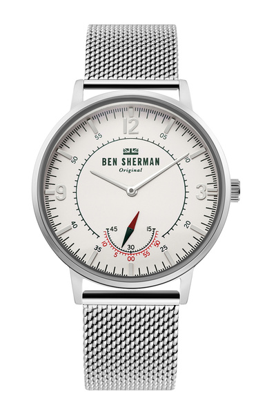 Ben Sherman Ceas bărbătesc Ben Sherman WB034SM, cuarț, 41mm, 3ATM